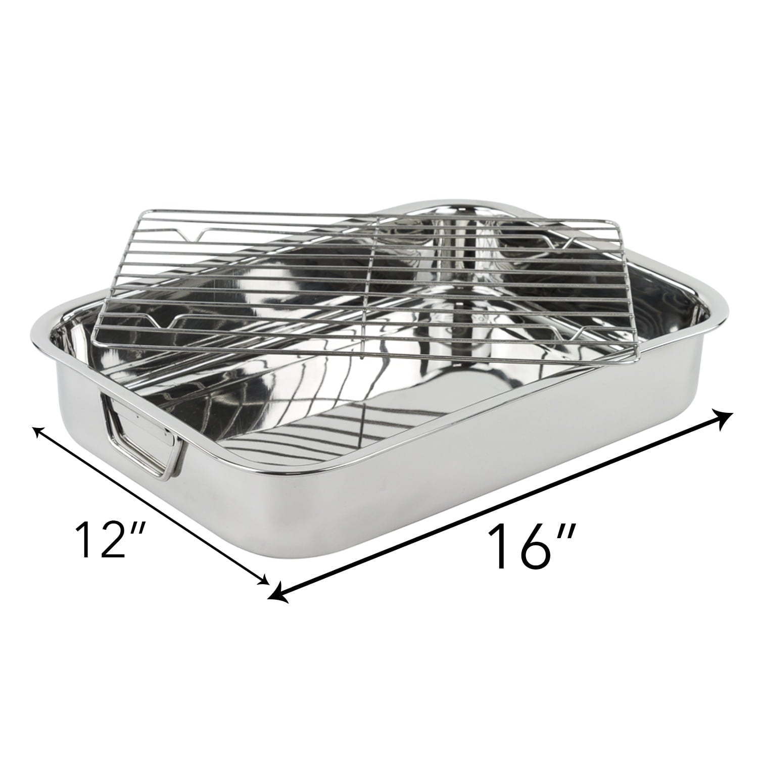 Imperial Home 16" Rectangular Stainless Steel Baking Tray
