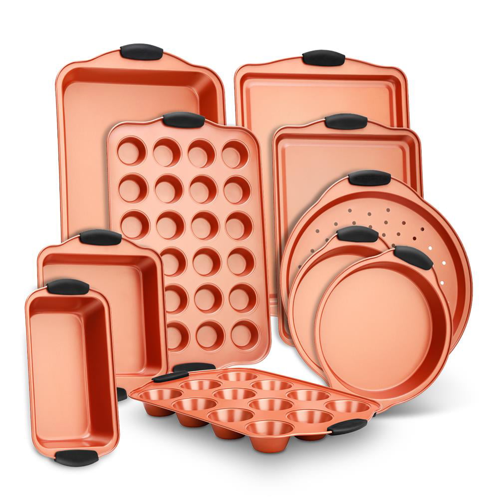 NutriChef 10-Piece Carbon Steel Nonstick Bakeware Set