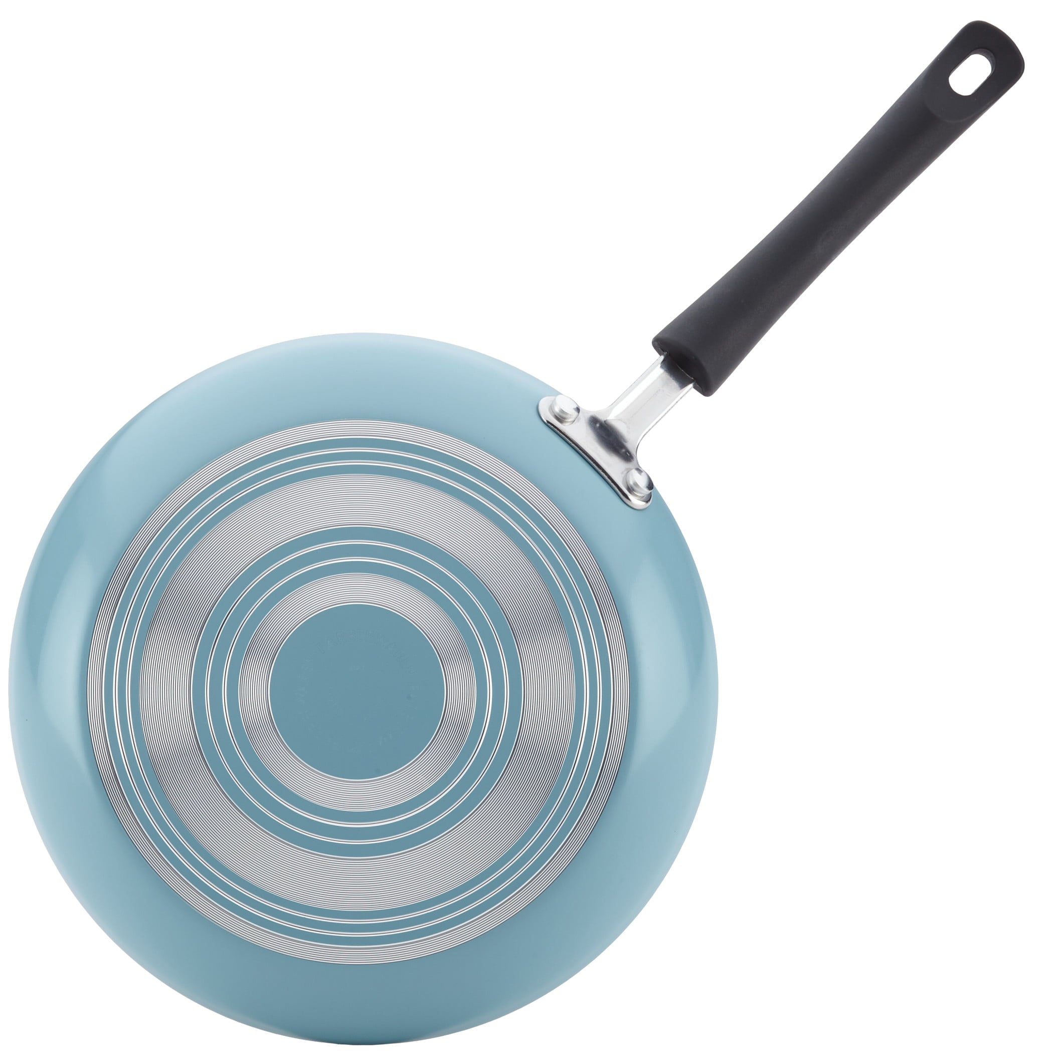 Farberware 20 Pc Easy Clean Aluminum Nonstick Cookware Pots and Pans Set, Aqua