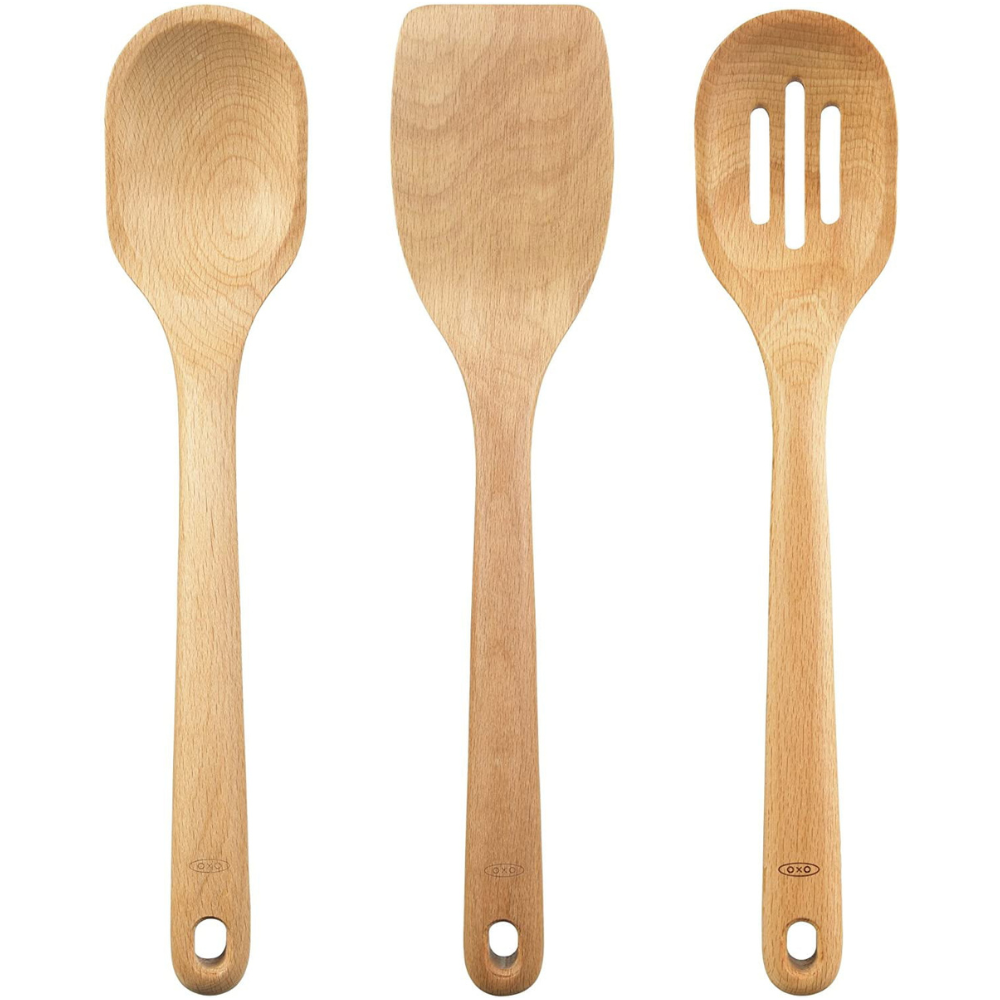OXO Good Grips 3- Piece Wooden Utensil Set