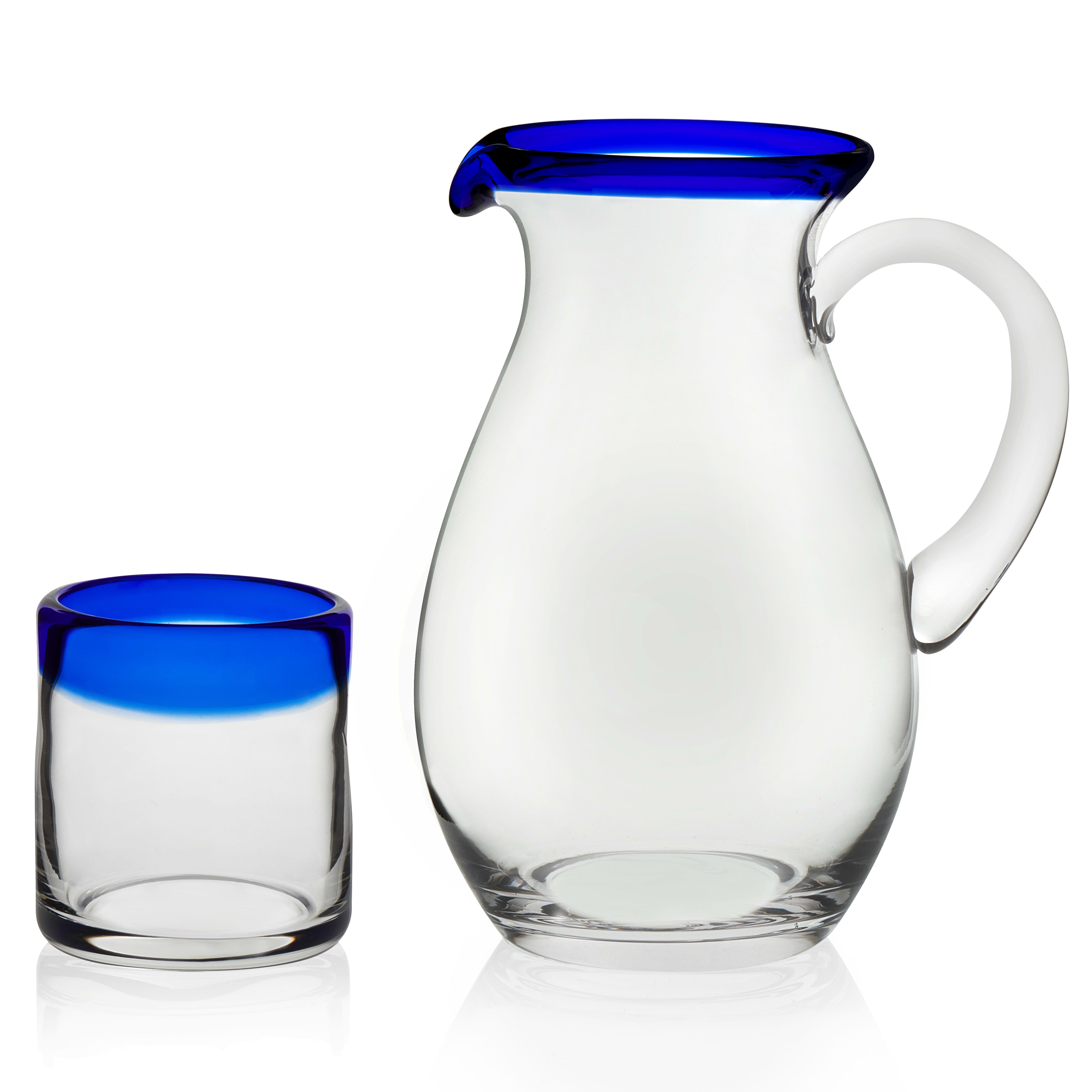 Libbey Sangria Entertaining Set with 4 Rocks Glasses and Pitcher