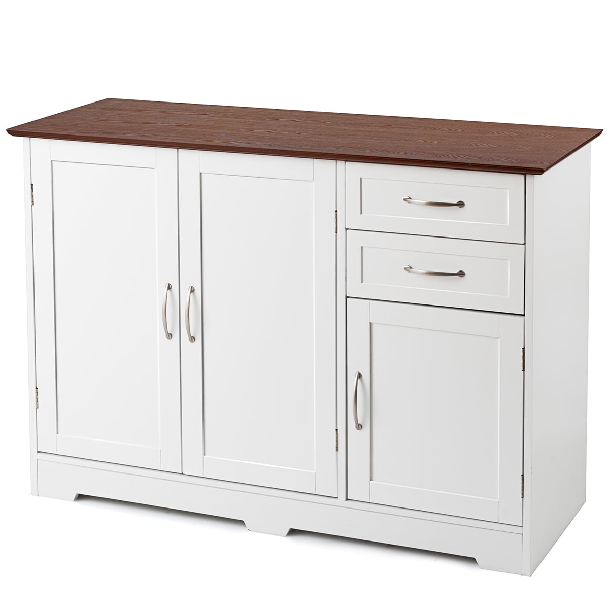 Gymax Buffet Storage Cabinet Console Table Kitchen Sideboardd Home Furni W/2 Drawers
