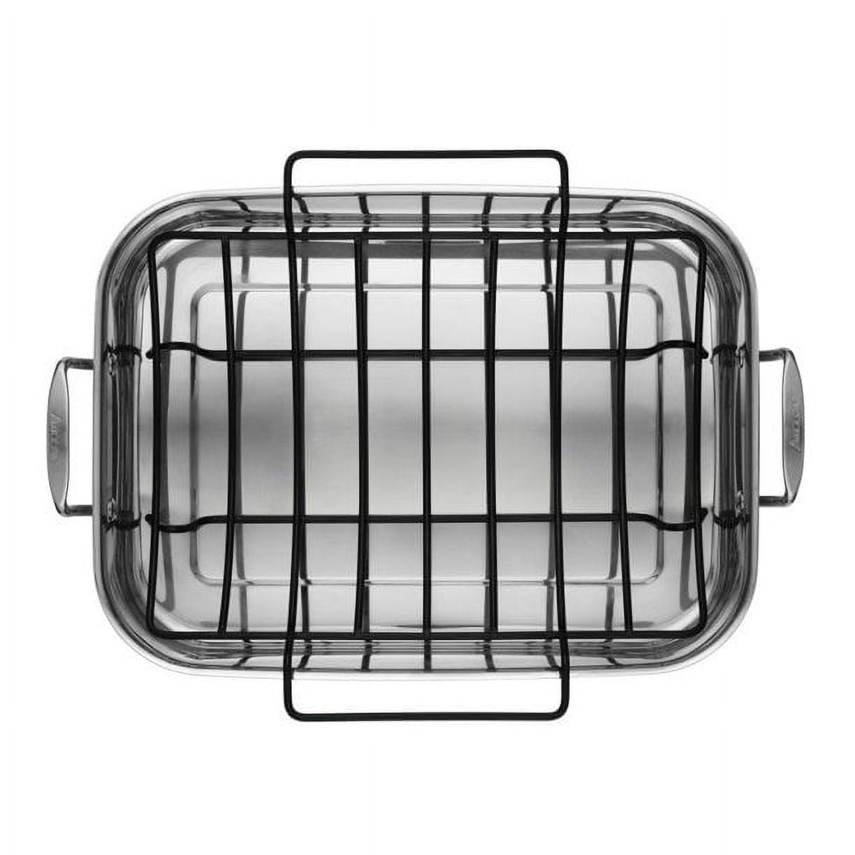 Anolon Tri-Ply Clad Nonstick Roasting Pan in Stainless Steel