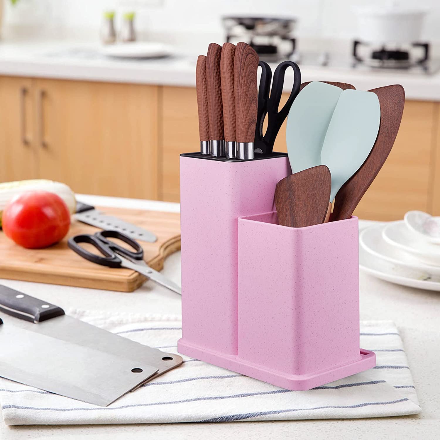 All-Clad Universal Knife Block Without Knives / Storage Organizer