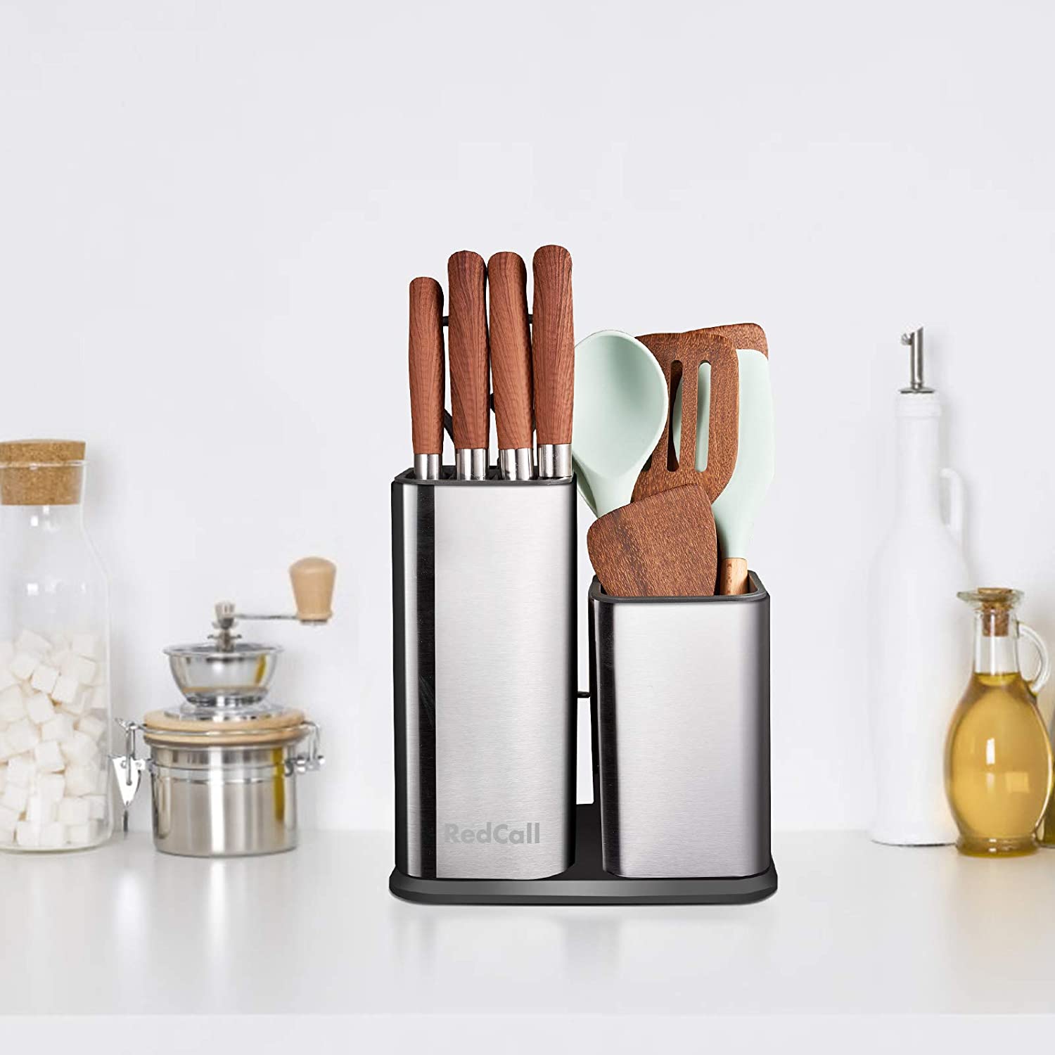 All-Clad Universal Knife Block Without Knives / Storage Organizer