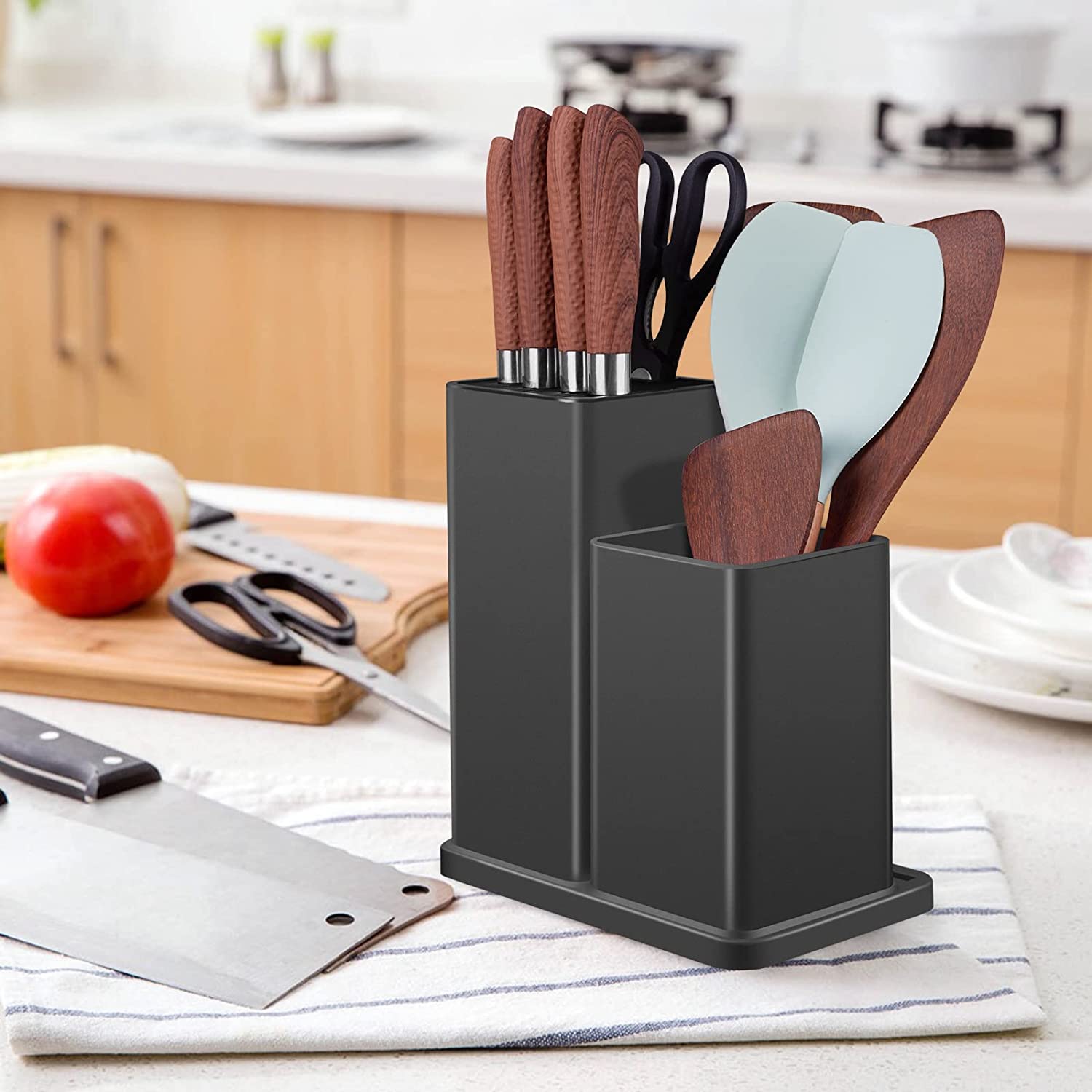 All-Clad Universal Knife Block Without Knives / Storage Organizer