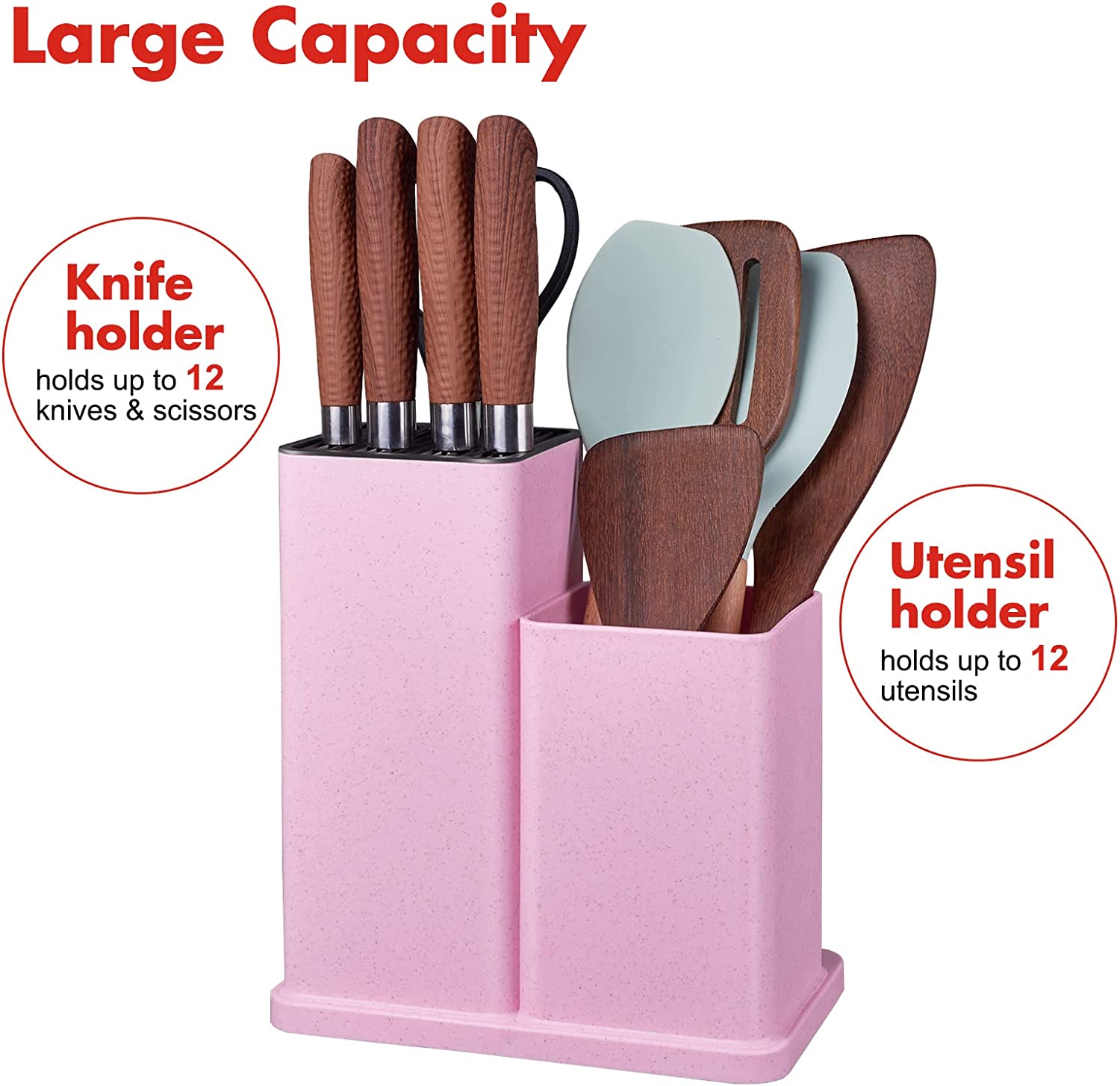 All-Clad Universal Knife Block Without Knives / Storage Organizer