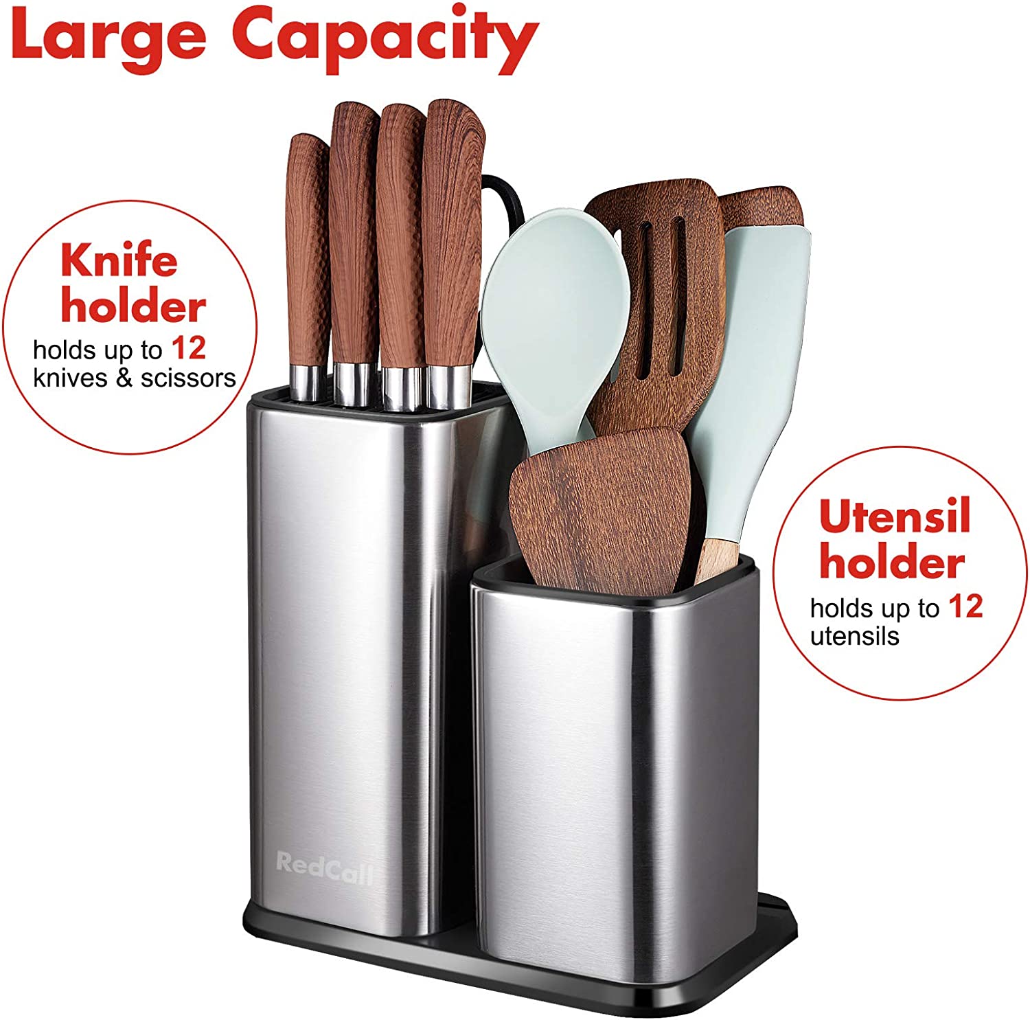 All-Clad Universal Knife Block Without Knives / Storage Organizer
