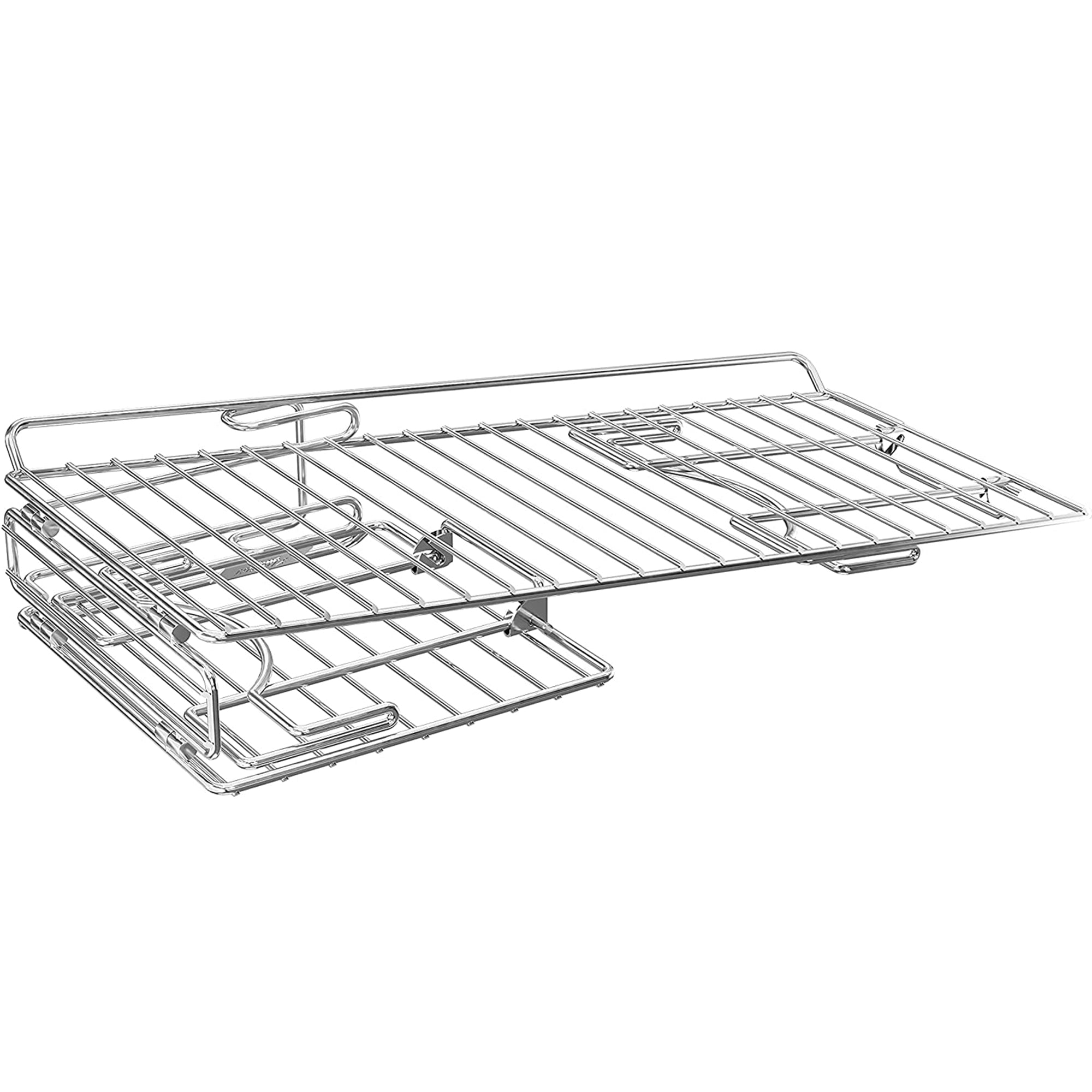 Yukon Glory Collapsible BBQ Grill Rack Griddle Warming Tray for 22