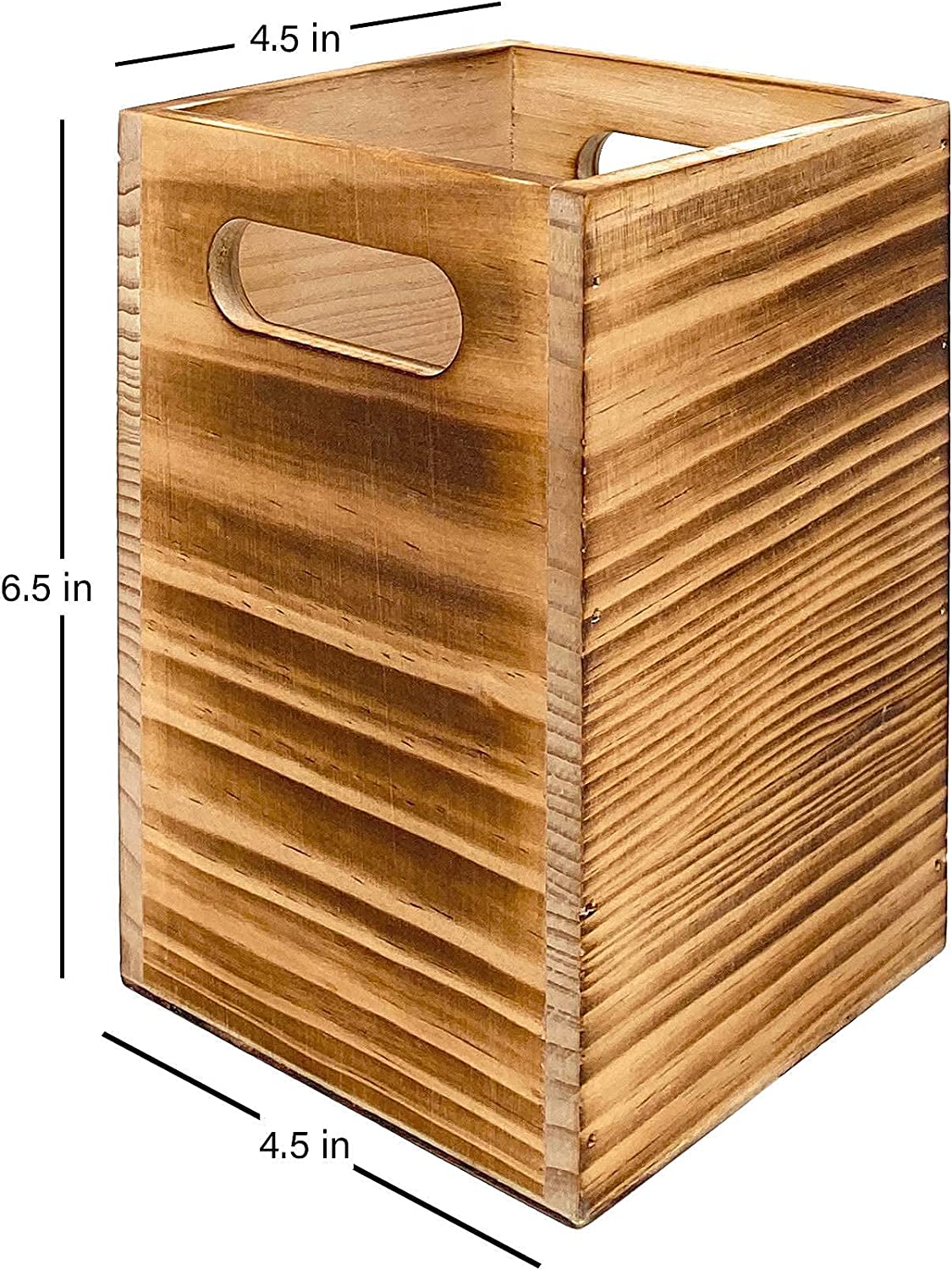 Tervis Utensil Holder in Rustic Wood Countertop Organizer