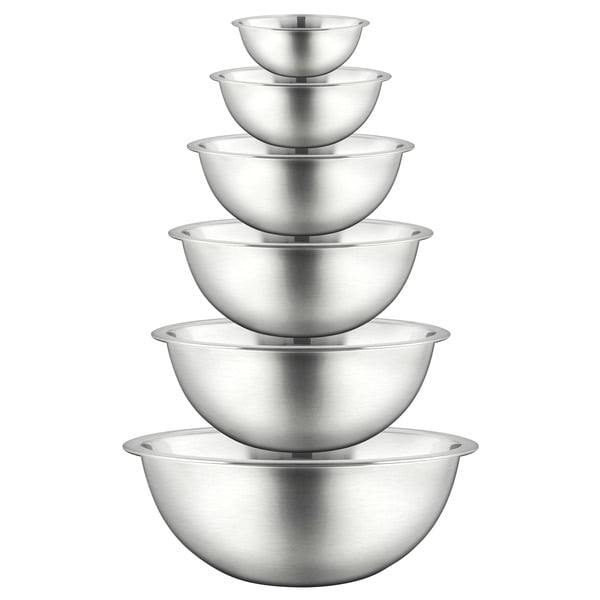 Nutrichef Nutrichef Ncmb6pc Stainless Steel Mixing Bowl Set