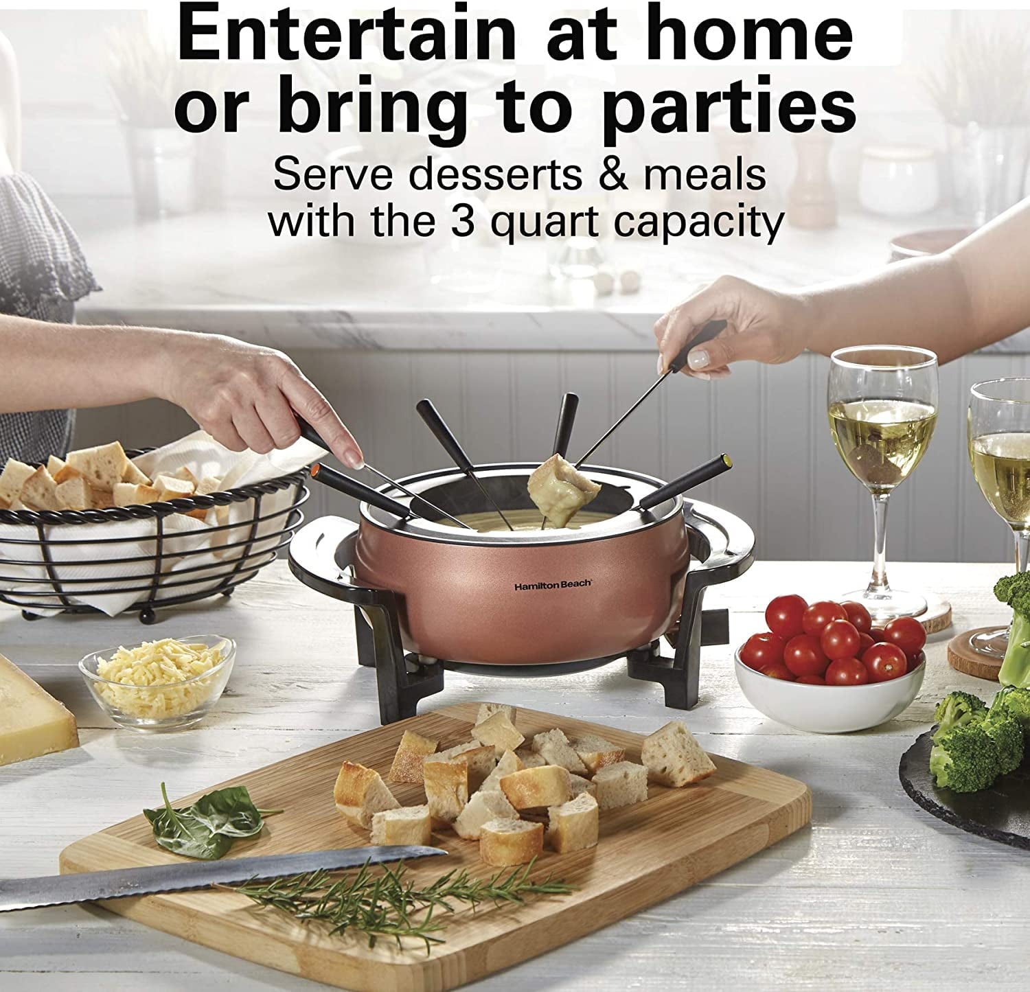 Hamilton Beach Fondue Pot, 3 Quart Capacity, 86201