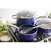 Blue Diamond 12-Piece Toxin-Free Ceramic Nonstick Pots and Pans Cookware Set, Dishwasher Safe
